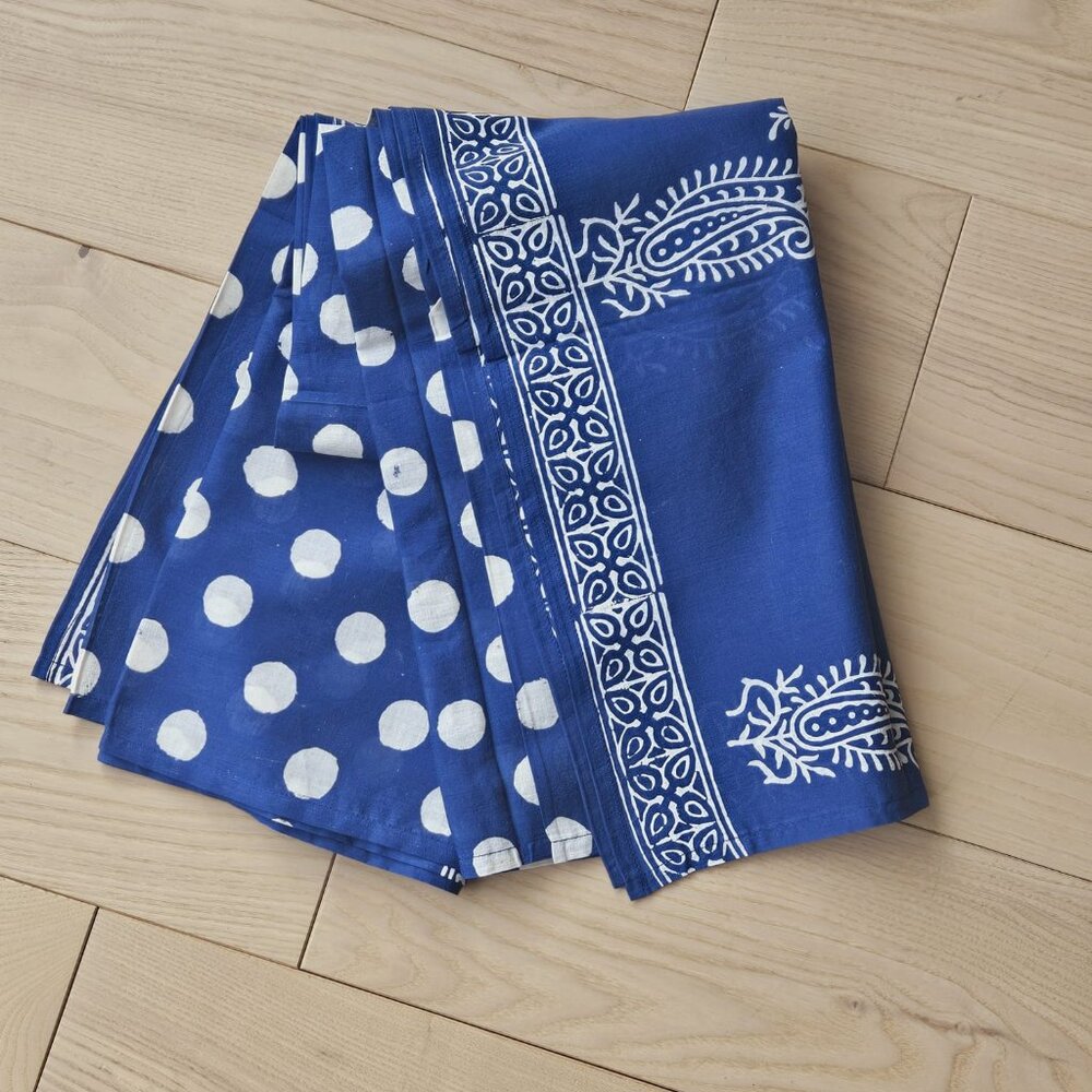 BRAND NEW Hand Made Sarong Block Print Sarong Pareo Cotton Boho Scarf| Neck